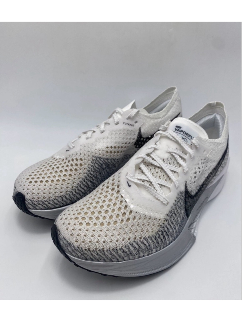Nike ZoomX Vaporfly Next% 3 Women’s Size 9 White Silver Grey Black DV4130-100 - Picture 4 of 4